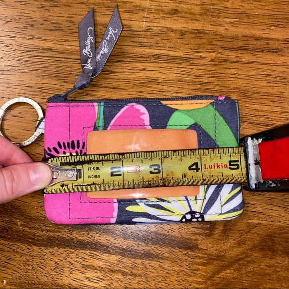 Vera Bradley grey and multicolored floral wallet - Picture 6 of 7